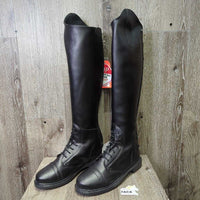 Synthetic Field Boots, Zips, 2 Cardboard Forms, box *new
