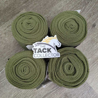 Set of 7: Microsuede Dressage Saddle Pad; Crochet Bonnet; 4 Polos & bag *vgc/xc, clean, mnr hair & rubs
