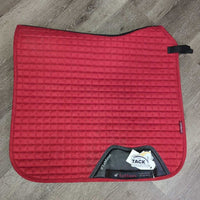 Set of 6: Microsuede Dressage Saddle Pad, 4 Polos & bag *vgc/xc, clean, mnr hair & rubs
