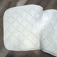 Satin Dressage Saddle Pad, 2x Piping *new, hair

