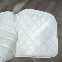 Satin Dressage Saddle Pad, 2x Piping *new, hair
