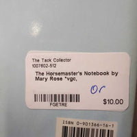The Horsemaster's Notebook by Mary Rose *vgc
