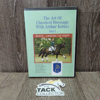The Art of Classical Dressage with Arthur Kottas Part 2 DVDs, Case *vgc, smudges, scuffs
