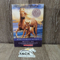 Misty of Chincoteague by Marguerite Henry *gc, mnr curled edges, yellowed, donated stamp
