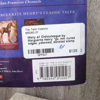 Misty of Chincoteague by Marguerite Henry *gc, mnr curled edges, yellowed, donated stamp
