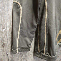 LS Light Fleece Lined Shirt, 1/4 Zip Up *gc, rubs, pills, clumpy, seam rubs/frays
