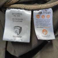 LS Light Fleece Lined Shirt, 1/4 Zip Up *gc, rubs, pills, clumpy, seam rubs/frays
