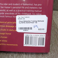 Klaus Balkenhol Training Methods by Britta Schoffman *xc
