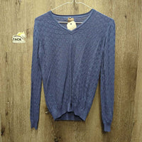 v.Thin Light V Neck Sweater, bling *like new
