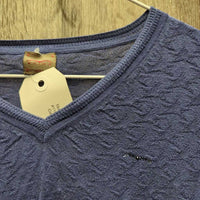 v.Thin Light V Neck Sweater, bling *like new
