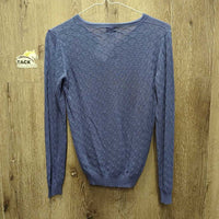 v.Thin Light V Neck Sweater, bling *like new
