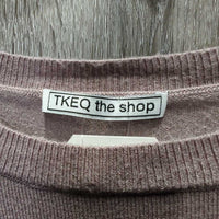 Light Crew Neck Synthetic Sweater *vgc, clean, rubs, pills, fluffs
