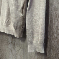 Light Crew Neck Synthetic Sweater *xc, clean, mnr rubs, pills & fluffs
