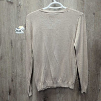 Light Crew Neck Synthetic Sweater *xc, clean, mnr rubs, pills & fluffs
