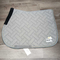 Quilt Jumper Saddle Pad, Piping, Fleece *vgc, mnr hair, dirt, threads & stains
