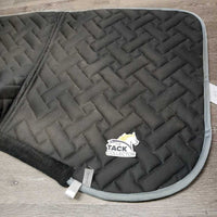 Quilt Jumper Saddle Pad, Piping, Fleece *vgc, mnr hair, dirt, threads & stains
