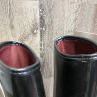 JUNIORS Tall Lined Rubber Riding Boots *vgc/xc, mnr scuffs, scractches & dirt
