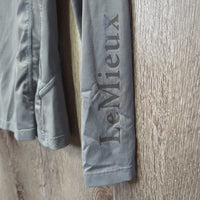 JUNIORS LS Shirt, 1/4 Zip Up *vgc/gc, seam puckers, fading/cracking logo
