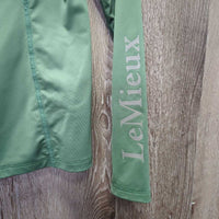 JUNIORS LS Shirt, 1/4 Zip Up *vgc, seam puckers

