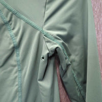 JUNIORS LS Shirt, 1/4 Zip Up *vgc, seam puckers
