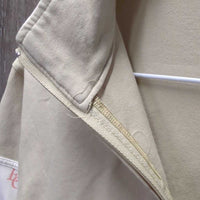 Light Sweatshirt, 1/4 Zip Up *gc, clean, seam puckers, puckered?shrunk

