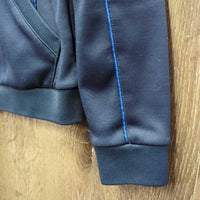Light Fleece Lined Jacket, Zipper *gc, clumpy, hiary, puckered piping, older
