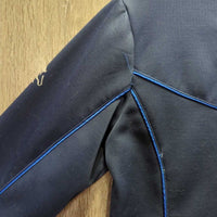 Light Fleece Lined Jacket, Zipper *gc, clumpy, hiary, puckered piping, older

