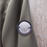 Light Soft Shell Jacket, Zip Off Hood "Spruce Meadows 45 Yrs" *xc/vgc, clean, mnr clumpy, seam puckers & hair
