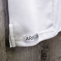 SS Polo Show Shirt, 1/3 Zip Up, Snap Collar *vgc/gc, older, pits, seam puckers
