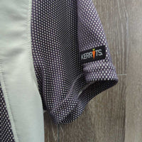 SS Show Shirt, 1/3 Zip Up *vgc, older, seam puckers
