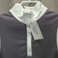 SS Show Shirt, 1/3 Zip Up *vgc, older, seam puckers
