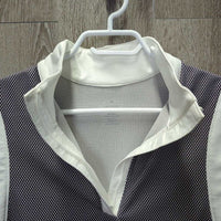 SS Show Shirt, 1/3 Zip Up *vgc, older, seam puckers
