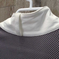 SS Show Shirt, 1/3 Zip Up *vgc, older, seam puckers
