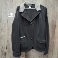 Technical Show Jacket, Microsuede Collar *vgc/xc, mnr crinkles/lines & seam puckers, older
