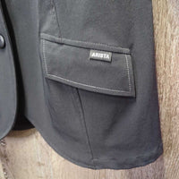 Technical Show Jacket, Microsuede Collar *vgc/xc, mnr crinkles/lines & seam puckers, older

