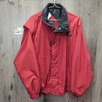 Light Jacket, Zipper, Snaps "Team Canada" *gc, older, clean, v.puckered embroidery
