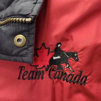 Light Jacket, Zipper, Snaps "Team Canada" *gc, older, clean, v.puckered embroidery
