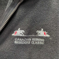 Fleece Jacket, Zipper "Canadian Reining", Zipper *gc, clean, v.clumpy, faded, broken tag, mnr hair, r ubs

