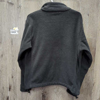 Fleece Jacket, Zipper "Canadian Reining", Zipper *gc, clean, v.clumpy, faded, broken tag, mnr hair, r ubs
