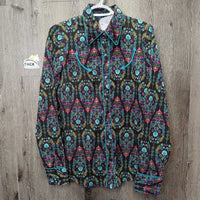LS Light Western Shirt, Snaps *vgc, mnr rubs

