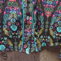 LS Light Western Shirt, Snaps *vgc, mnr rubs
