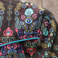 LS Light Western Shirt, Snaps *vgc, mnr rubs
