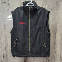 Microsuede - Fleece Vest, Zip "Canadian Supreme Res.Champ" *xc, curled embroidery liner
