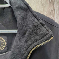Microsuede - Fleece Vest, Zip "Canadian Supreme Res.Champ" *xc, curled embroidery liner
