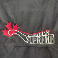 Microsuede - Fleece Vest, Zip "Canadian Supreme Res.Champ" *xc, curled embroidery liner
