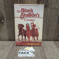 Black Stallion's Courage by Walter Farley *gc, v.yellowed, rubs, scrapes & torn edges

