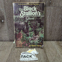 Vintage The Black Stallion's Ghost by Walter Farley *fair, torn edges, inscribed, yellow pages, creases
