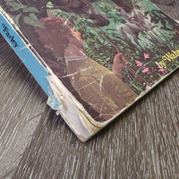 Vintage The Black Stallion's Ghost by Walter Farley *fair, torn edges, inscribed, yellow pages, creases
