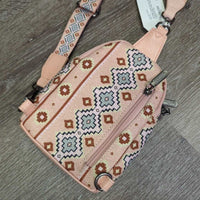 Cotton Canvas Sling Purse, Shoulder Strap *new, no tag
