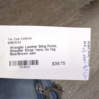 Leather Sling Purse, Shoulder Strap *new, no tag
